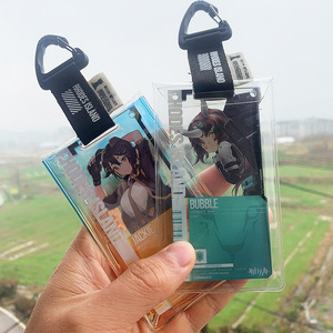 Porta Tarjetas con Gancho Transparente, Protector de Pases para Eventos de Anime y <span class=keywords><strong>Arknights</strong></span>, Insignia Acrílica Personalizable - Product Image 3