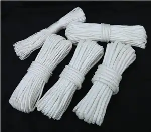 2-16mm white nylon binding braided rope outdoor tent rope