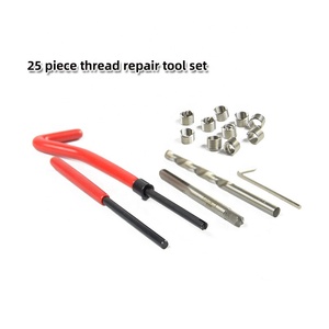 Ensemble d'outils de réparation portables à 25 fils Autres outils pour kit de réparation d'inserts filetés de <span class=keywords><strong>voiture</strong></span> Durable Anti-corrosion et résistant à la rouille - Product Image 5