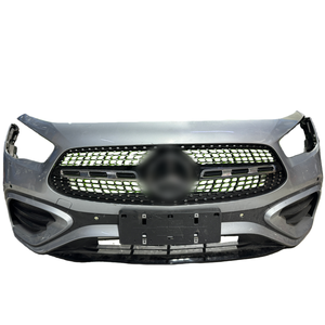 Kit Paraurti Anteriore 2020 per <span class=keywords><strong>Mercedes</strong></span>-Benz <span class=keywords><strong>GLA</strong></span> W247, Include Griglia AMG, Luci Fendinebbia, Materiale ABS e Barra Antiurto - Product Image 1