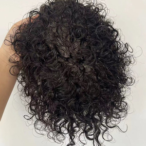 ท็อปเป้ผมแท้ของผู้ชายชาวออสเตรเลีย หนา 2.0 มม. ผมอินเดีย ลอนธรรมชาติ ระบบต่อผมชาย ราคาดีที่สุด คุณภาพเยี่ยม ตัดเย็บด้วยมือ - Product Image 1