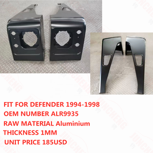 Panel de guardabarros delantero para coche, piezas de carrocería OEM de alta calidad para <span class=keywords><strong>land</strong></span> <span class=keywords><strong>rover</strong></span> <span class=keywords><strong>defender</strong></span> 90, 110, <span class=keywords><strong>130</strong></span>, 300tdi, <span class=keywords><strong>Td5</strong></span>, # ASB710200, ASB710210 - Product Image 6