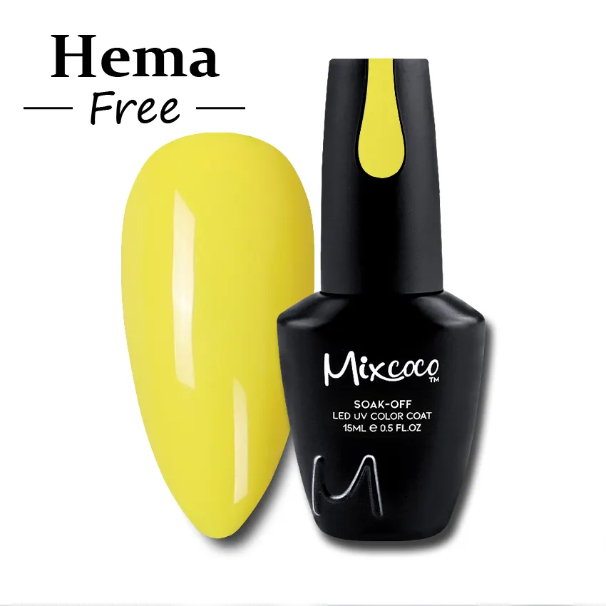 Muestra gratis de nueva llegada Hema libre UV Gel de uñas profesional de proveedores de botella de esmalte de uñas de Gel de uñas para pintura