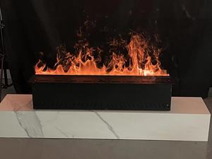 Chimenea Eléctrica Empotrada 3D con Efecto de Llama LED, Calentador de Agua con Vaporización Personalizable para Uso Doméstico y Hotelero - Product Image 4