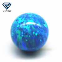 Perles rondes en opale synthétique multicolores 2-12 mm 92 OP # Perles d'Opale de Feu Blanches/Bleues 01-OP92, Pierres Précieuses en Vrac, Perles à Trou Complet/Demi-Trou, Opale