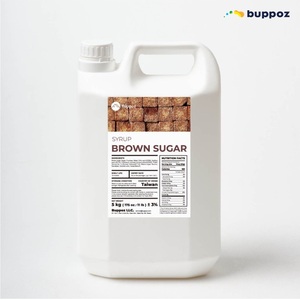 Sirop de sucre roux 5kg Bouteille Halal HACCP Végétarien pour Bubble Tea, Lait Thé, Fournisseur d'usine, OEM - Product Image 1