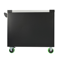Chariot d'atelier industriel à roulettes avec plan de travail de 96 pouces, 12 tiroirs, personnalisable OEM, capacité de charge de 300 kg, en métal robuste, certifié GS