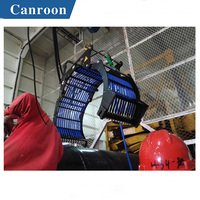 Máquina de calentamiento por inducción industrial para calentador de inducción de tratamiento térmico de postsoldadura de tubería