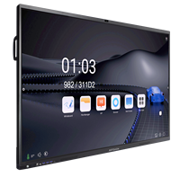 Tableau blanc interactif LCD 4K AWSTOUCH OEM/ODM de 110 pouces avec 20 points tactiles (stylo/doigt) pour les réunions