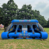 JOYRISE Système de jeu gonflable interactif commercial Matériau PVC Installation facile Galerie de tir Jeu de tir amusant Arène du château