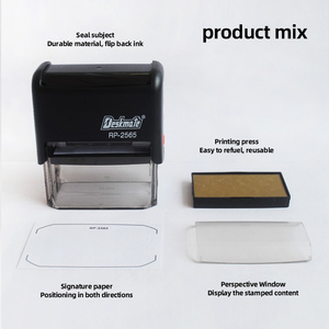 Sello de Escritorio de Plástico de Alta Calidad, Automático, con Fecha y Texto Personalizables, para Depósitos Bancarios, <span class=keywords><strong>Correo</strong></span> y Otros Usos - Product Image 6