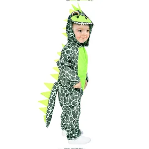 Kostum Film TV Dinosaurus Anak-anak Baju Bayi Jumpsuit Pesta Bertema Cosplay Romper Onesie Karnaval Halloween