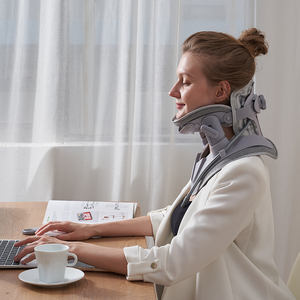 गर्दन दर्द से राहत के लिए हल्के डिजाइन के साथ ईस रोह एम्प प्रमाणित ग्रीवा एयर ट्रैक्शन कॉलर - Product Image 6