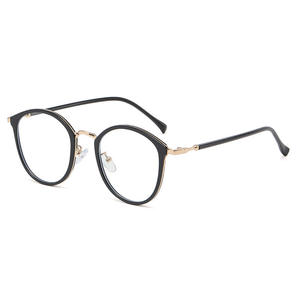 Monturas de Gafas Ovaladas Qianai con Protección Anti Luz Azul, Montura Completa, Lentes de PC para Mujer, para Uso Diario - Product Image 3