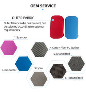 Funda impermeable Universal para <span class=keywords><strong>casco</strong></span> de motocicleta, resistente al agua, de espuma Eva, personalizada, con asa - Product Image 3