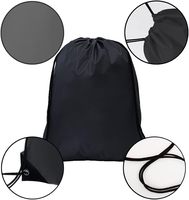 Sacs à logo personnalisé, sacs à dos de sport en polyester avec cordon de serrage, sac promotionnel, sacs à cordon de serrage en polyester personnalisés
