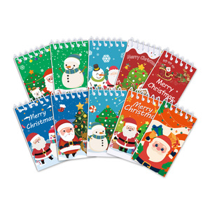Christmas-Themed Spiral <b>Notebook</b> <b>Mini</b> Portable Diary For Students And Kids - Product Image 2