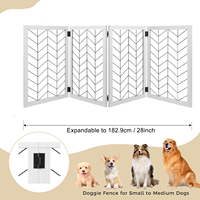 Barrière pour animaux de compagnie Pawise, design moderne, autoportante, pliable, pour chiens, chiots, chats, enfants, bébés, barrière en métal autoportante pour usage intérieur