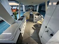 Kinocean 22ft Pontoon Boat avec moteur électrique hors-bord à vendre
