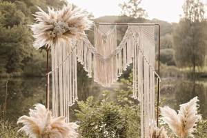 Metal <b>Backdrop</b> <b>Stand</b> with Support Feet Nails <b>Stand</b> Garden Arbor Frame,pipe and Drape <b>Backdrop</b> - Product Image 4