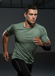 Camiseta Deportiva Ligera para Hombre, 100% Poliéster, 180 Gramos, Transpirable y de Secado Rápido - Product Image 3