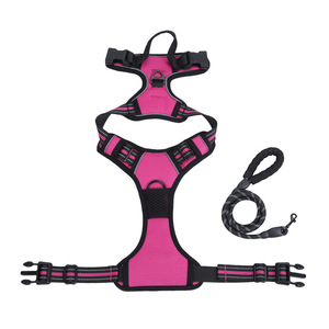 Chất Lượng Cao Nhiệm Vụ Nặng Nề Có Thể Điều Chỉnh Nổ Bằng Chứng Phản Quang Thoáng Khí Không Có Kéo Sang Trọng Nylon Oxford Pet Dog Khai Thác Vest - Product Image 4