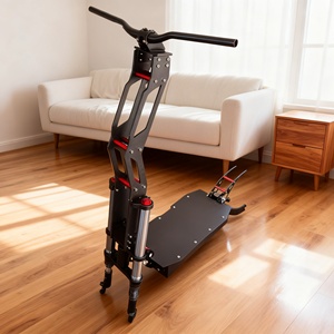 Cuerpo de scooter eléctrico de 11 pulgadas (150 mm) de tamaño abierto, material de aleación de aluminio, doble amortiguador, pieza de repuesto DIY. - Product Image 1
