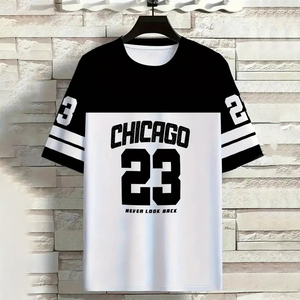 T-shirt à manches courtes pour homme, style streetwear, tendance décontractée, sublimation, motif créatif taille 23, design imprimé pour homme - Product Image 4