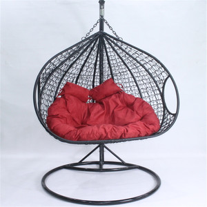 Silla Columpio Doble Ancha <span class=keywords><strong>para</strong></span> Jardín, Hamaca Colgante <span class=keywords><strong>para</strong></span> Exteriores - Product Image 5