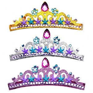 Costume Supplies <b>Birthday</b> Decoration Tiaras <b>Headband</b> for Girls Mermaid Party Crown - Product Image 2