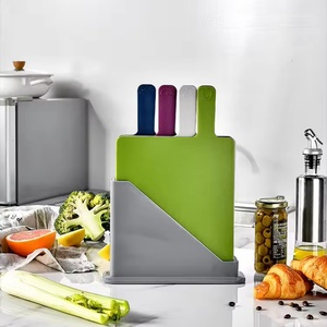 ชุดอุปกรณ์ครัวอเนกประสงค์ 4 ชิ้น พร้อมเขียงพลาสติกมีฐาน - Product Image 6