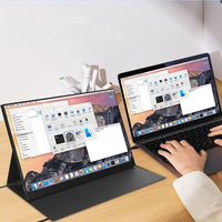 Pantalla de expansión multifuncional portátil inalámbrica 4K de 17,3 pulgadas al por mayor, que se puede conectar a dispositivos MAC/Android/PC