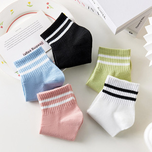 Women's Ankle Socks Solid Color Breathable Thin Cotton Spring Summer Casual Wear - Product Image 3