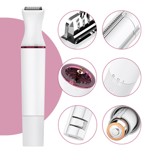 Épilateur électrique multifonctionnel 4 en 1 Tondeuse à sourcils indolore pour le corps, le visage, le nez et les sourcils Tondeuse pour femmes - Product Image 4