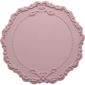 Factory Custom Logo Round Lace Silicone Coasters Silicone Coaster for Drink Oft Pvc <b>Cup</b> <b>Mat</b> Tea <b>Cup</b> coaster - Product Image 6