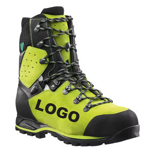 Haut haut forêt daim cuir véritable désert extérieur sécurité Combat escalade montagne homme bottes <span class=keywords><strong>semelles</strong></span> en caoutchouc chaussures de randonnée - Product Image 1