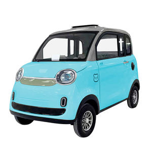 Voiture électrique mobile de type coupé à vendre en Chine, sièges en cuir, pneus R16, intérieur lumineux, porte-bagages métallique sur le toit - Product Image 3