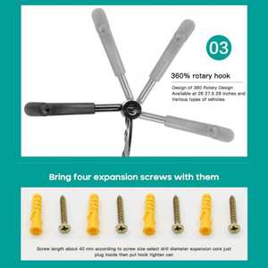 <span class=keywords><strong>Support</strong></span> de rangement pour vélos de <span class=keywords><strong>maison</strong></span> crochet de suspension <span class=keywords><strong>support</strong></span> de vélo mural pour VTT accessoire pratique - Product Image 2