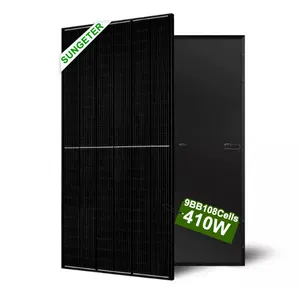 Wholesale Suppliers Online Full Black Solar Panels n Type All Black Mono 400w 450w Mono Support Oem/Odm Service