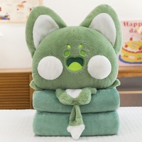 Kawaii Cartoon Body Pillow Anime Rabbit Plush fausse fourrure Throw Blanket for Winter