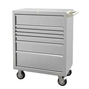 Tùy chỉnh-kích thước thép và sắt công cụ di động hộp với bánh xe kim loại ngăn kéo công cụ xe đẩy với ngực của ngăn kéo để bảo vệ - Product Image 4