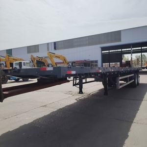 Semirremolque de Plataforma Plana de 2/3/4 Ejes de Alta Capacidad de Carga, Precio Directo de Fábrica, para Transporte de Mercancías - Product Image 4