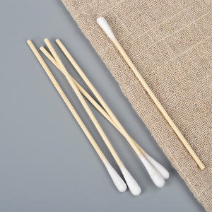 Hisopos de algodón Taichengan de 15 cm, de bambú, con doble punta, para limpieza cosmética - Product Image 4