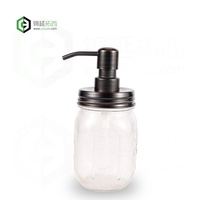 Distributeur de savon haut de gamme professionnel soins de la peau bouteille buse pompe à liquide distribuer couvercle de pompe à savon ORB métal dessin pompe à Lotion