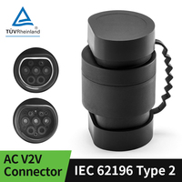 Nouveau connecteur de charge V2V en gros pour véhicules électriques, prise de décharge d'urgence Type 2, 32A 230V