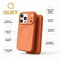 Nouvelle coque de téléphone de luxe 2026 en TPU avec estampage à chaud motif paysage urbain pour 17 Pro Max – Vente en gros, antichoc, multicolore, fine et protectrice