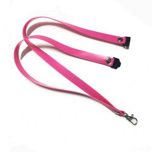 Silicone Neck <b>Lanyard</b> Strap Promotional Custom Logo Dye <b>Polyester</b> Pantone Print - Product Image 6