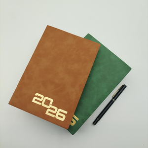 Agenda Personalizada 2026 A5, Cuaderno de Negocios de Cuero, Planificador con Cubierta Suave de PU y Marcador de Cinta - Product Image 5