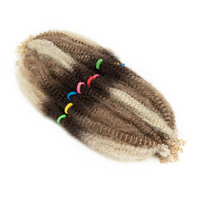Vente en gros de cheveux synthétiques 100% doux de type afro, cheveux naturels de haute qualité pour tresses au crochet, extensions de cheveux