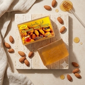Savon Solide Afrin aux Herbes, Amandes et Miel pour Peaux Sèches – Hydratation Nourrissante et Éclat Cutané – Savon Corporel pour Hommes et Femmes - Product Image 5
